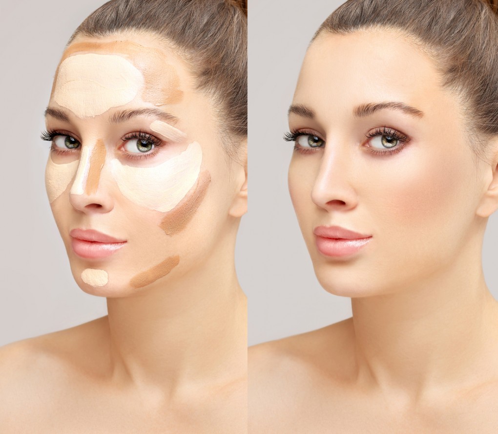 Modelowanie twarzy makijaż