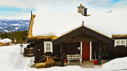 Magiczna zima w Norwegii