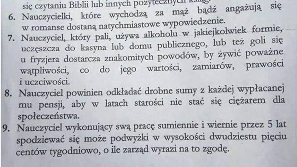 Kodeks Nauczyciela z XIX wieku