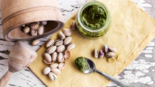 Przepis na pesto z orzeszków pistacjowych
