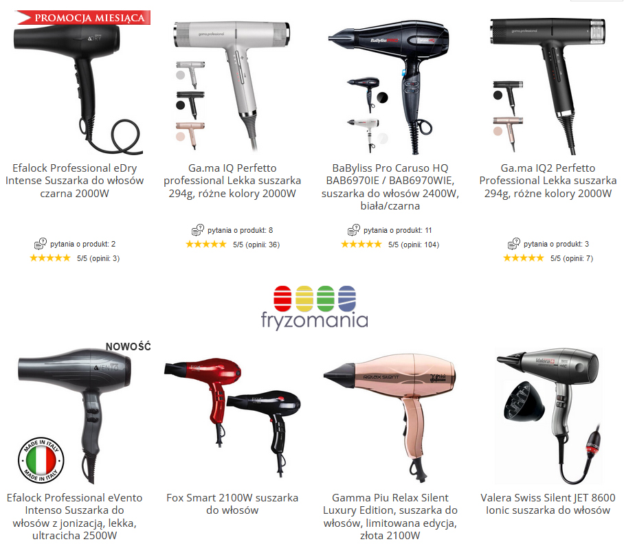 Najlepsza suszarka do włosów – postaw na profesjonalne urządzenie